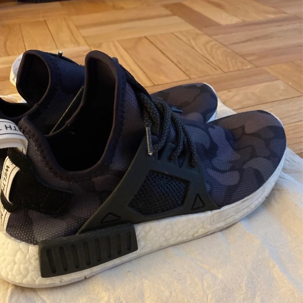 Adidas NMD RX1 Boost Duck Camo Black Running Shoes BA7231 Men's Size 8